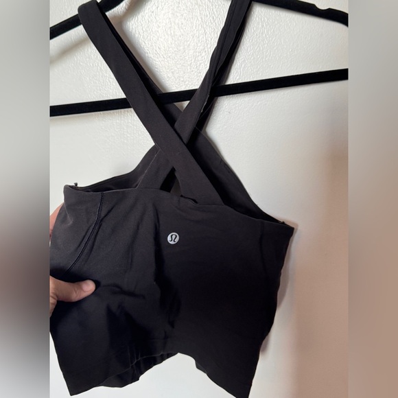 Women's Black Cross-Back Top - Picture 11 of 12